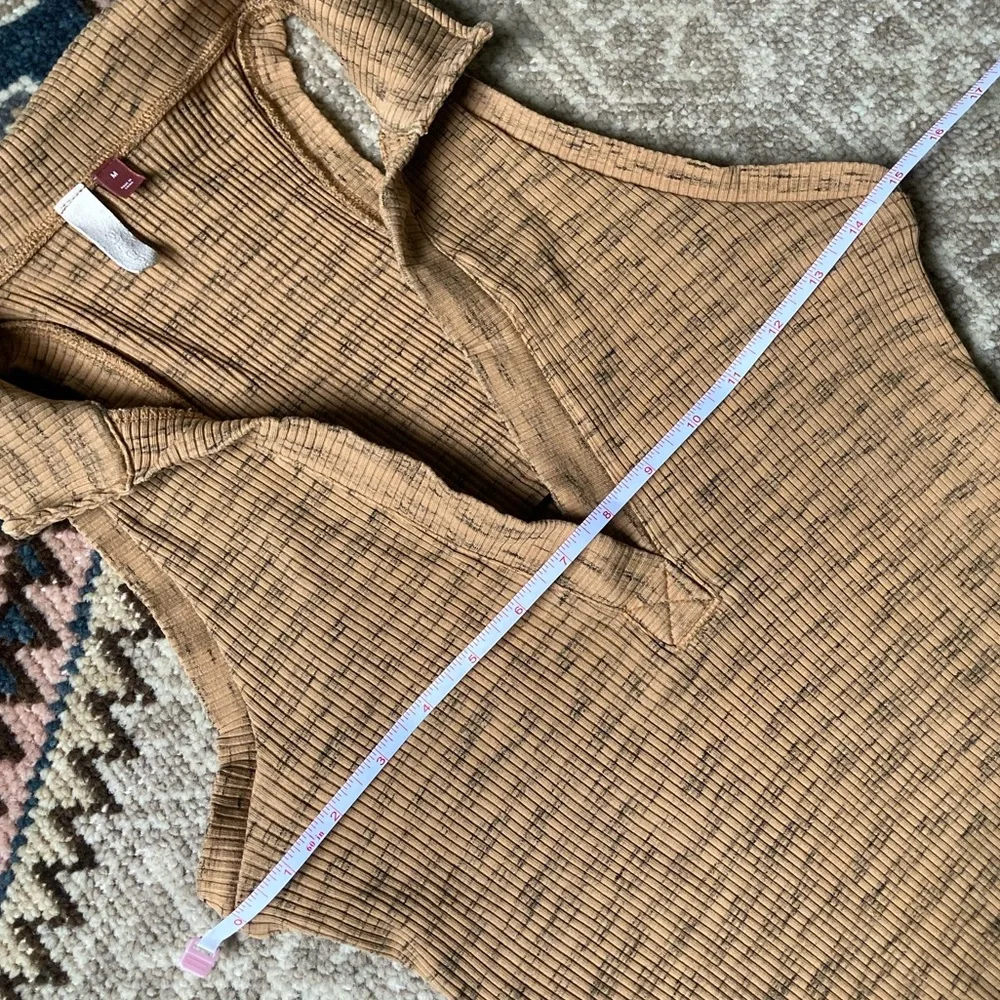 [Anthropologie] Pilcro Sleeveless Polo Bodysuit Medium - Picture 5 of 10
